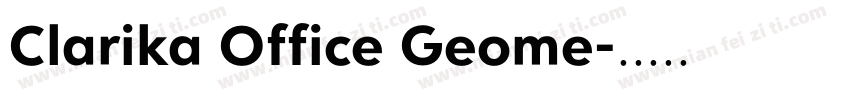 Clarika Office Geome字体转换